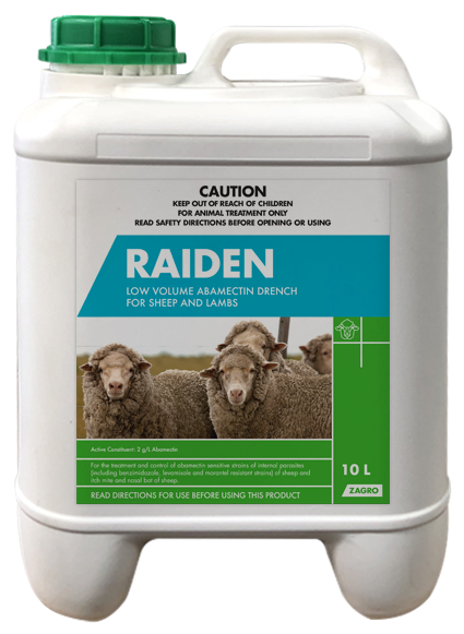 Raiden Low Volume Abamectin 10L - Pet And Farm