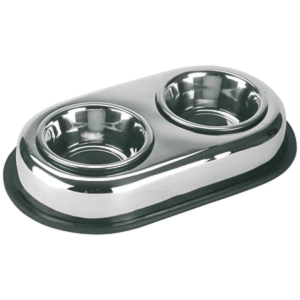 Stainless Duo Dog Bowl - Pet And Farm