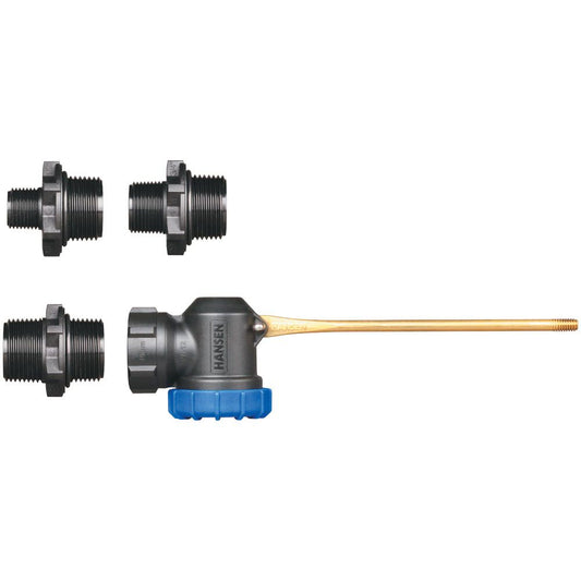 Hansen Super-Flo Plastic Sort Arm Float + Ball - Pet And Farm