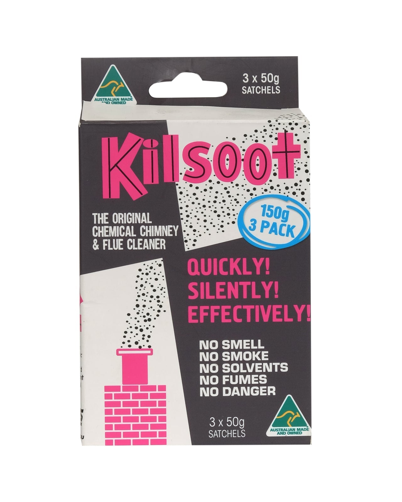 Kilsoot Chimney Cleaner 3 x 50g Satchel Box - Pet And Farm