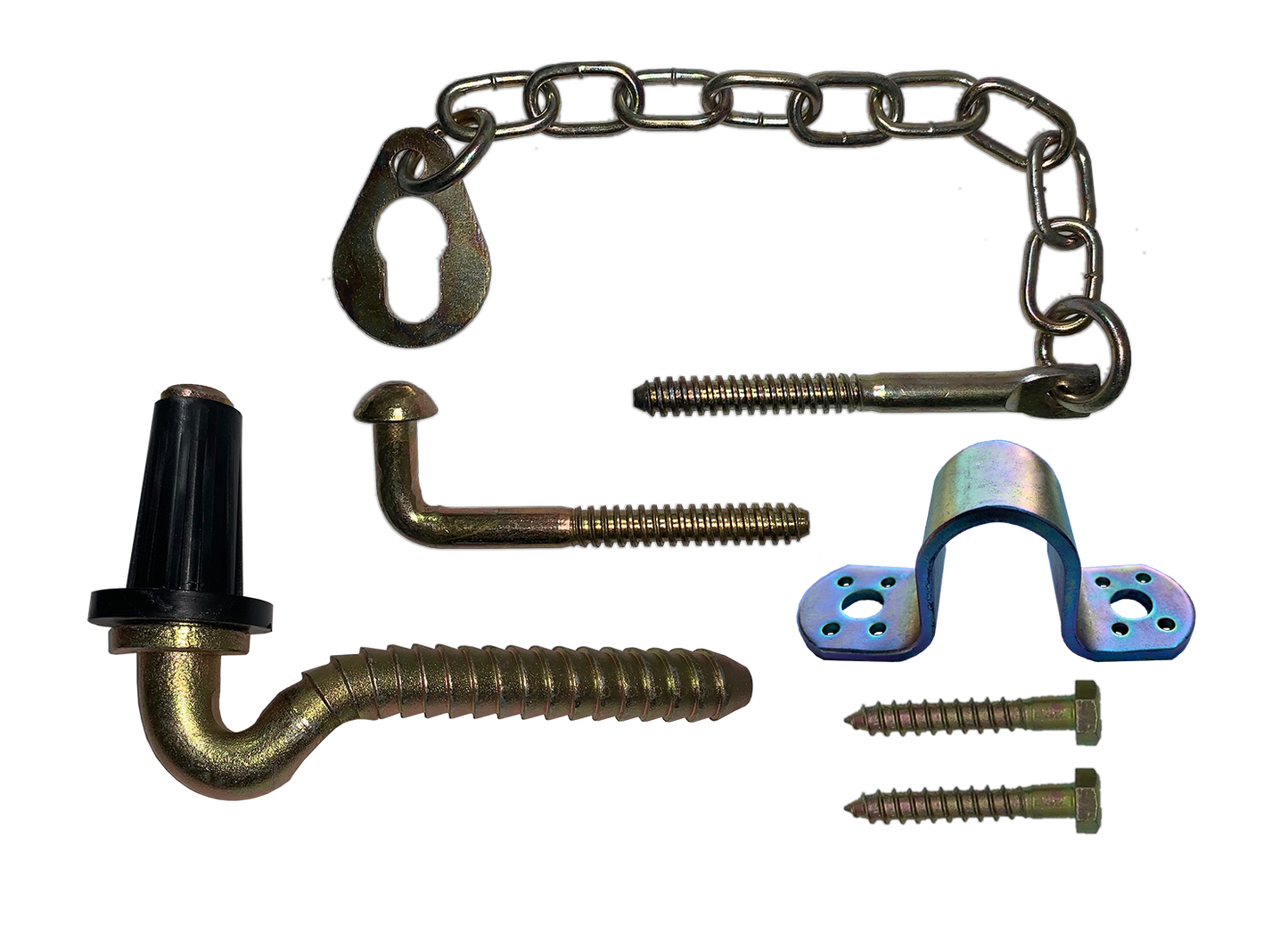 Screw-on Gate Hinge Eco Set - Pet And Farm