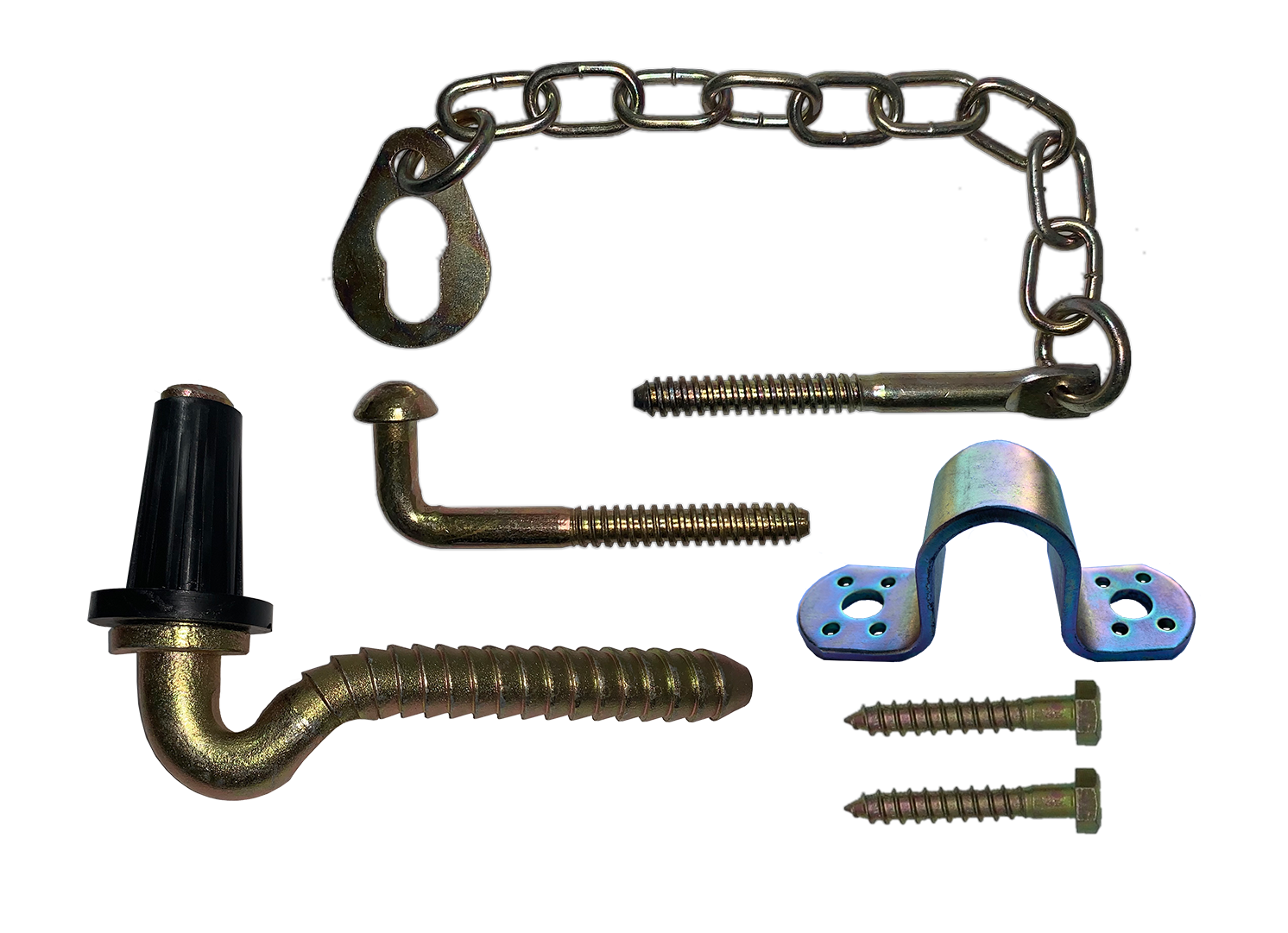 Screw-on Gate Hinge Eco Set - Pet And Farm