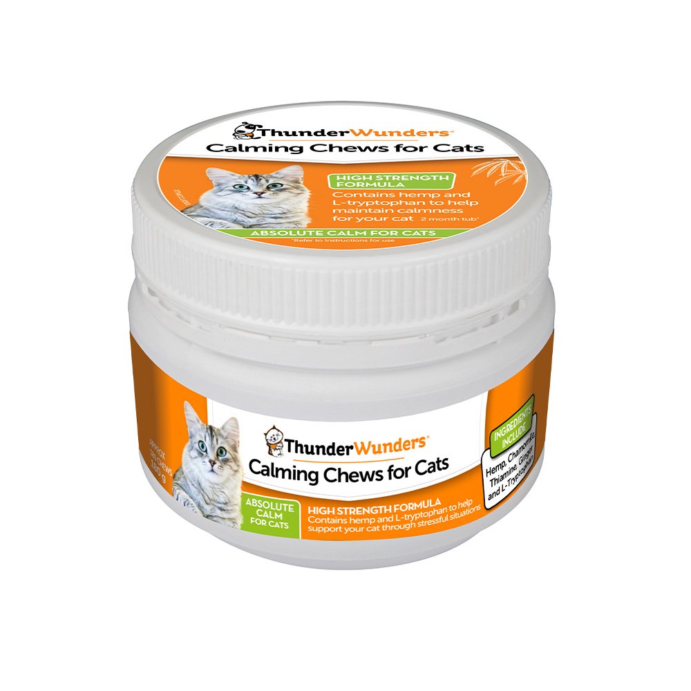 Thunder Wunder Calming Chews For Cats 180g - Pet And Farm