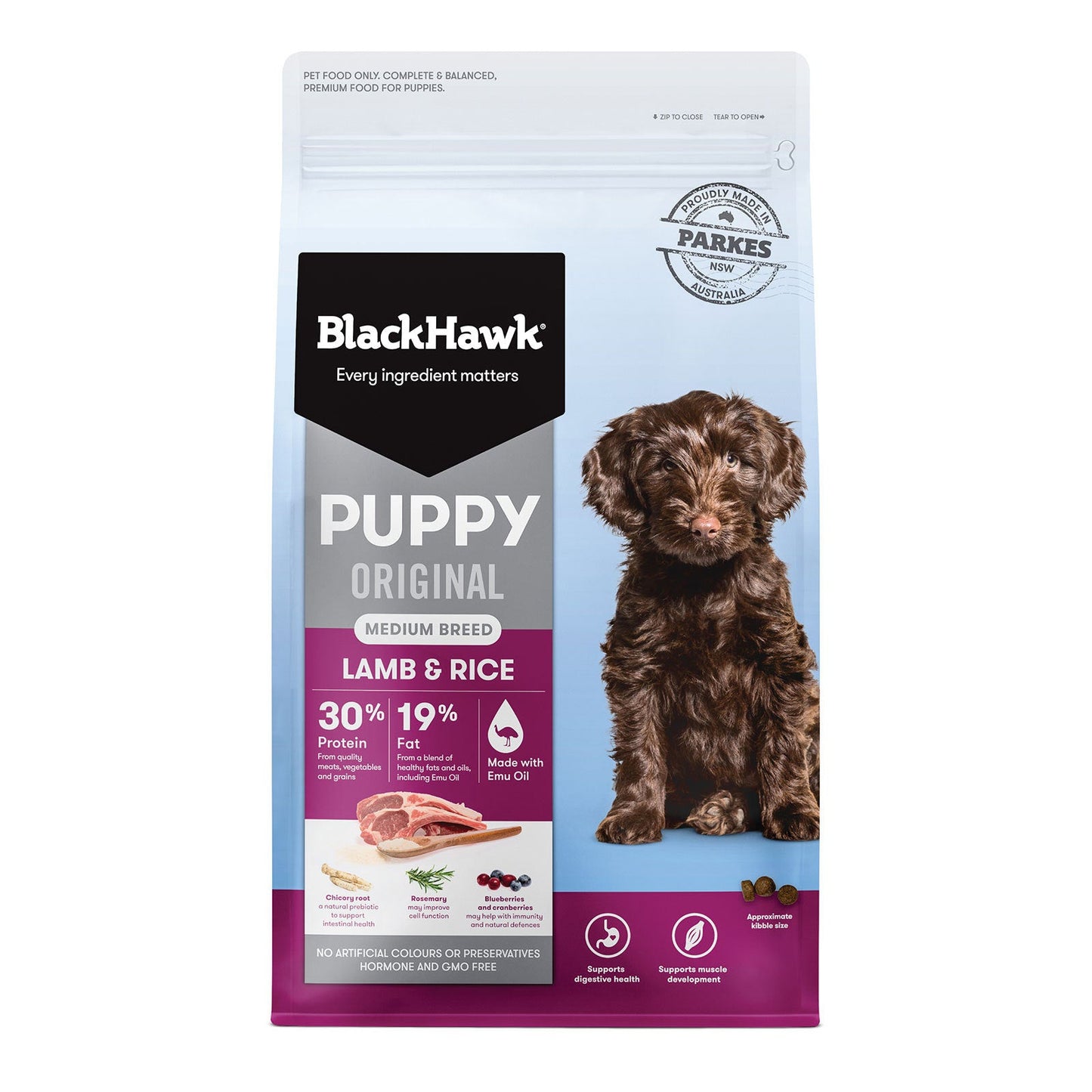 Black Hawk Original Puppy Food Medium Breed Lamb & Rice - Pet And Farm