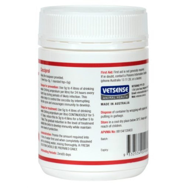 Vetsense Cocciprol 100g - Pet And Farm