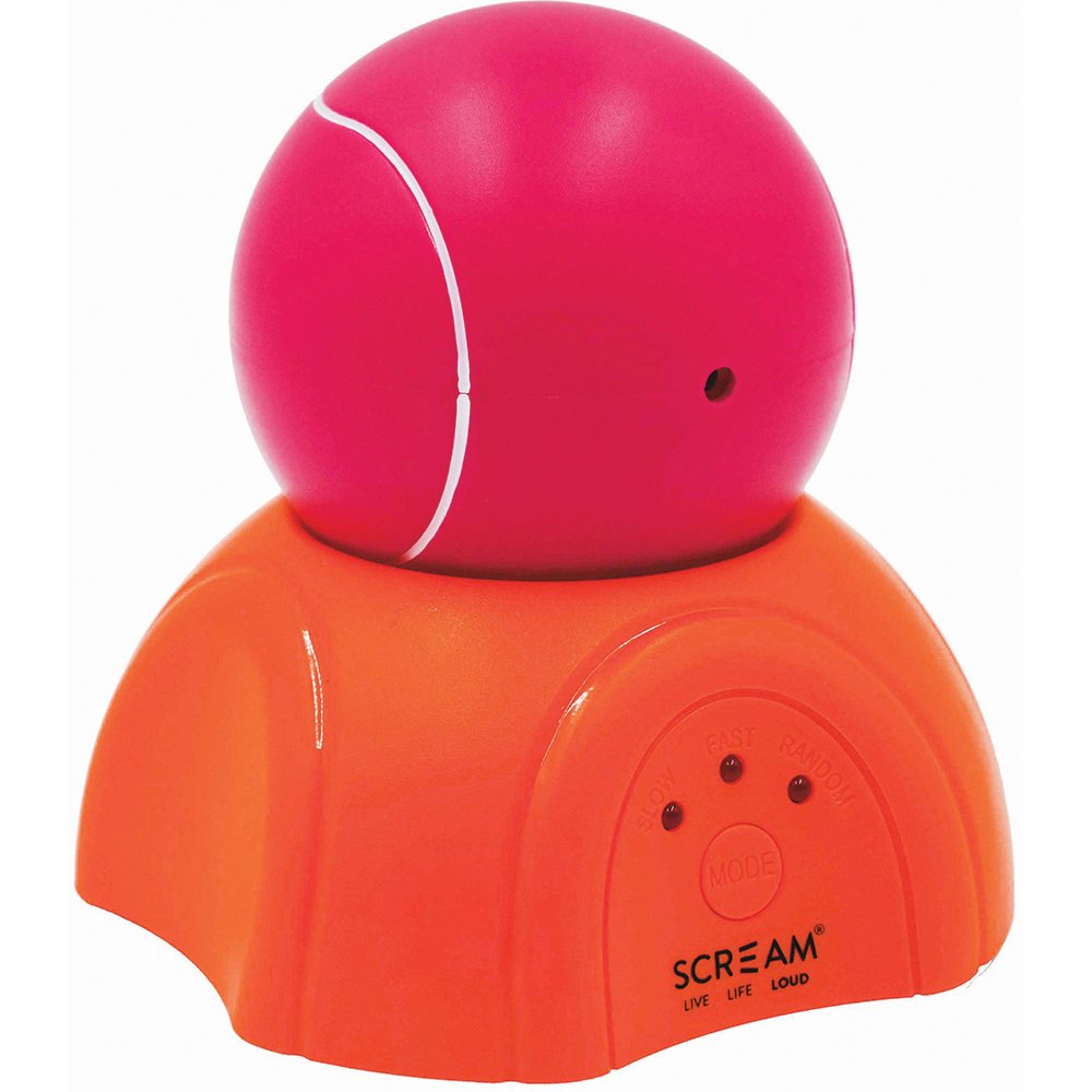 Scream 360 LASER LIGHT BALL w/STAND CAT/DOG TOY Loud Green & Blue - Pet And Farm