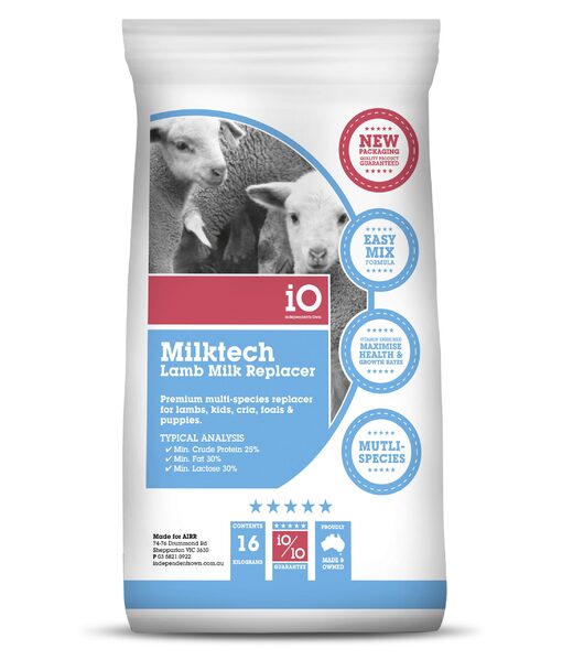 iO Milktech Lamb & Kid Milk 16kg - Pet And Farm