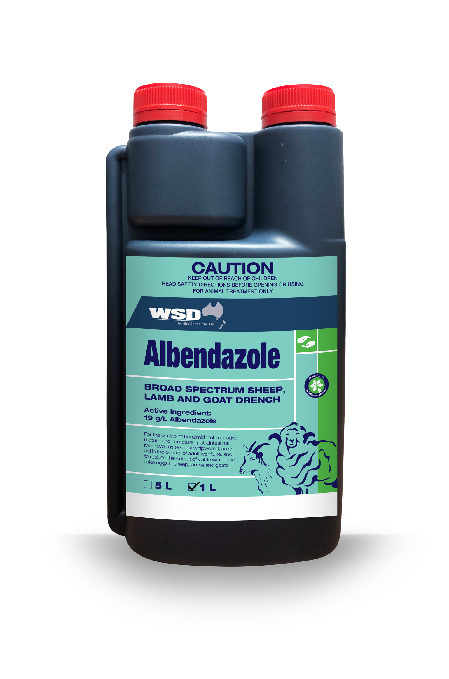 WSD Albendazole Broad Spectrum Drench - Pet And Farm