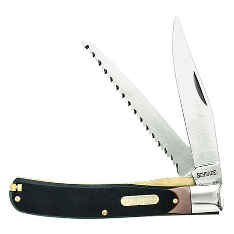 Old Timer Knife Buzz Saw Trapper with Pouch - Pet And Farm