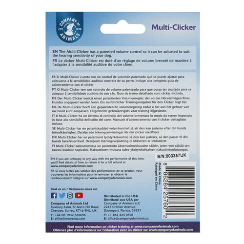 Multi-Clicker Dog Training Tool - Pet And Farm