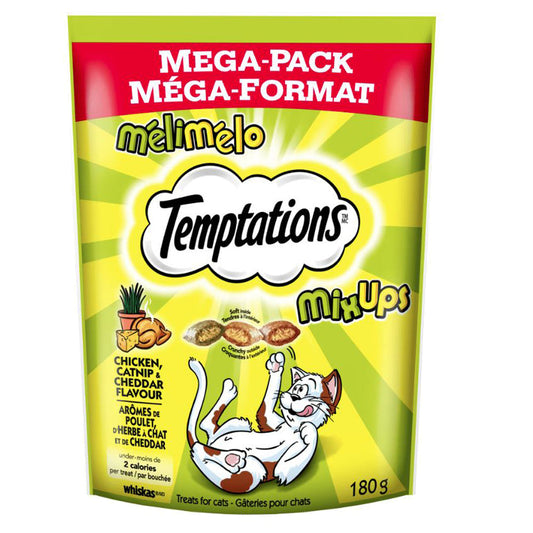 Temptations Mix Ups Chicken, Catnip and Cheddar 180g - Pet And Farm