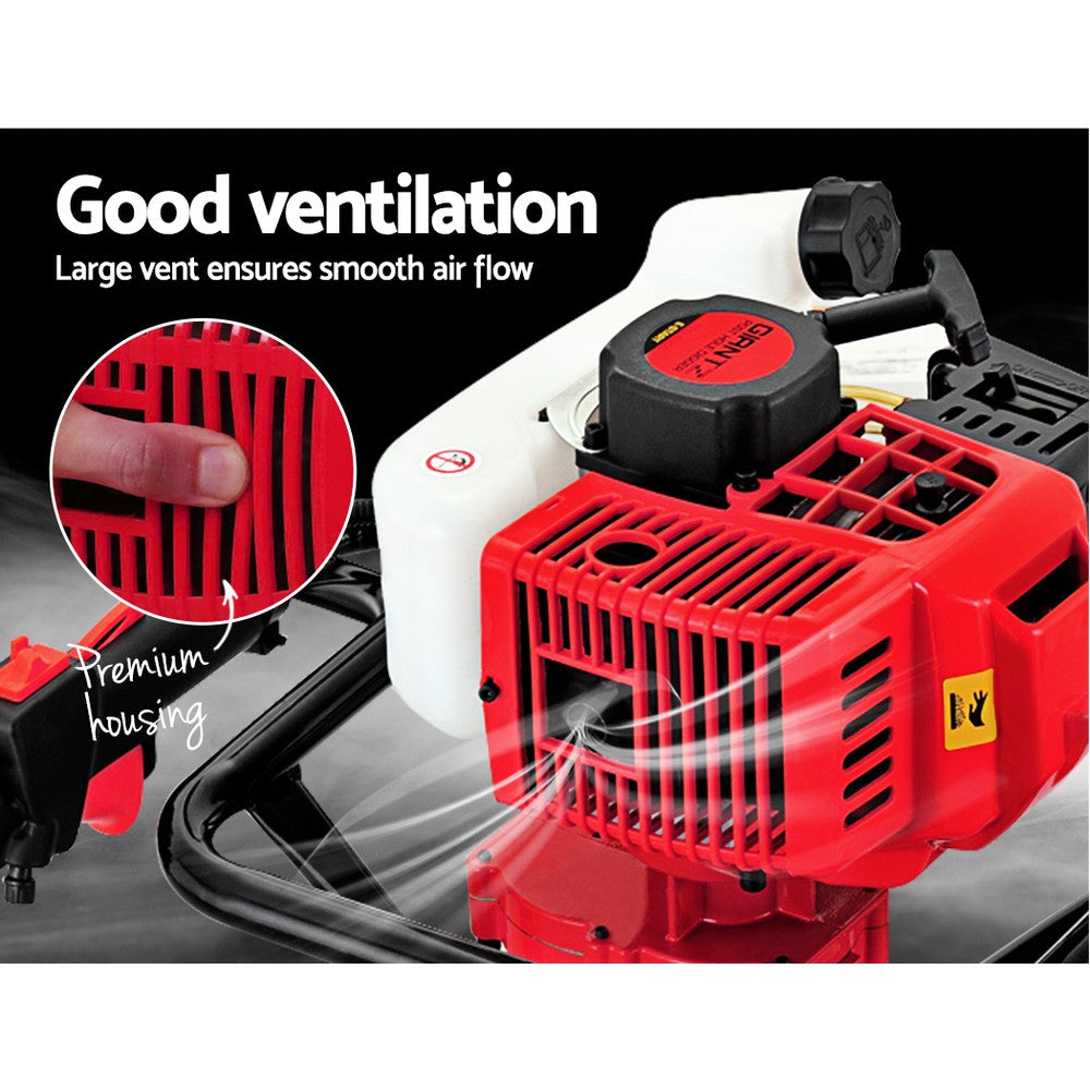 Giantz 92CC Petrol Post Hole Digger Drill Borer Fence Extension Auger Bits - Pet And Farm
