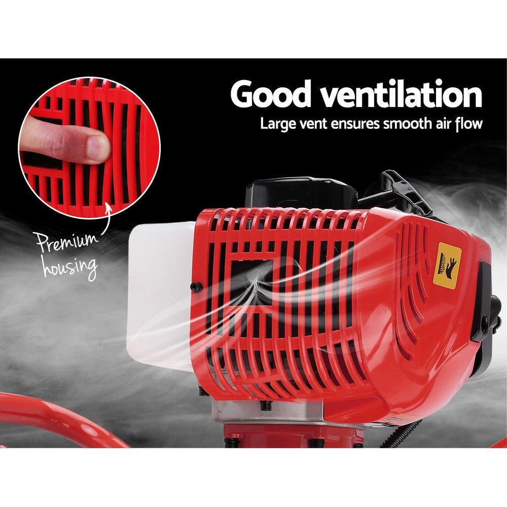 Giantz 80CC Petrol Post Hole Digger Drill Borer Fence Extension Auger Bits - Pet And Farm