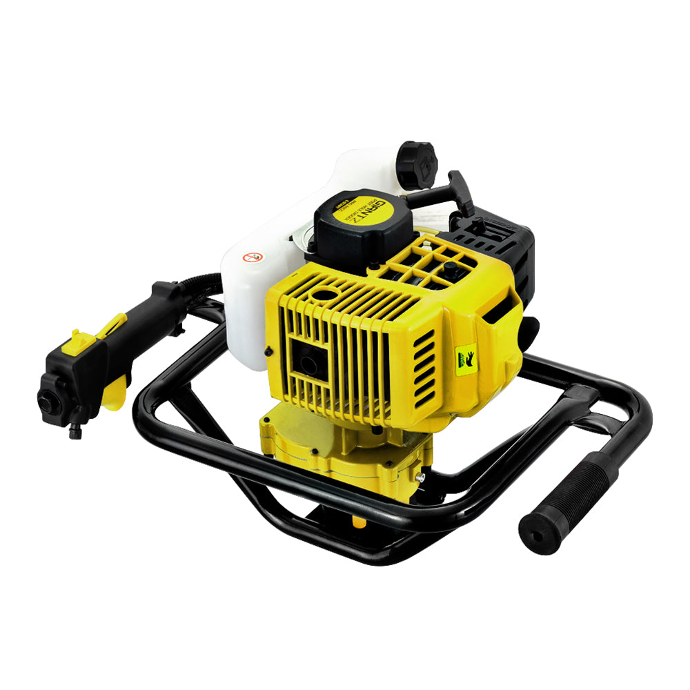 Giantz Post Hole Digger 92CC Petrol Auger Diggers Drill Borer Fence Earth Power - Pet And Farm