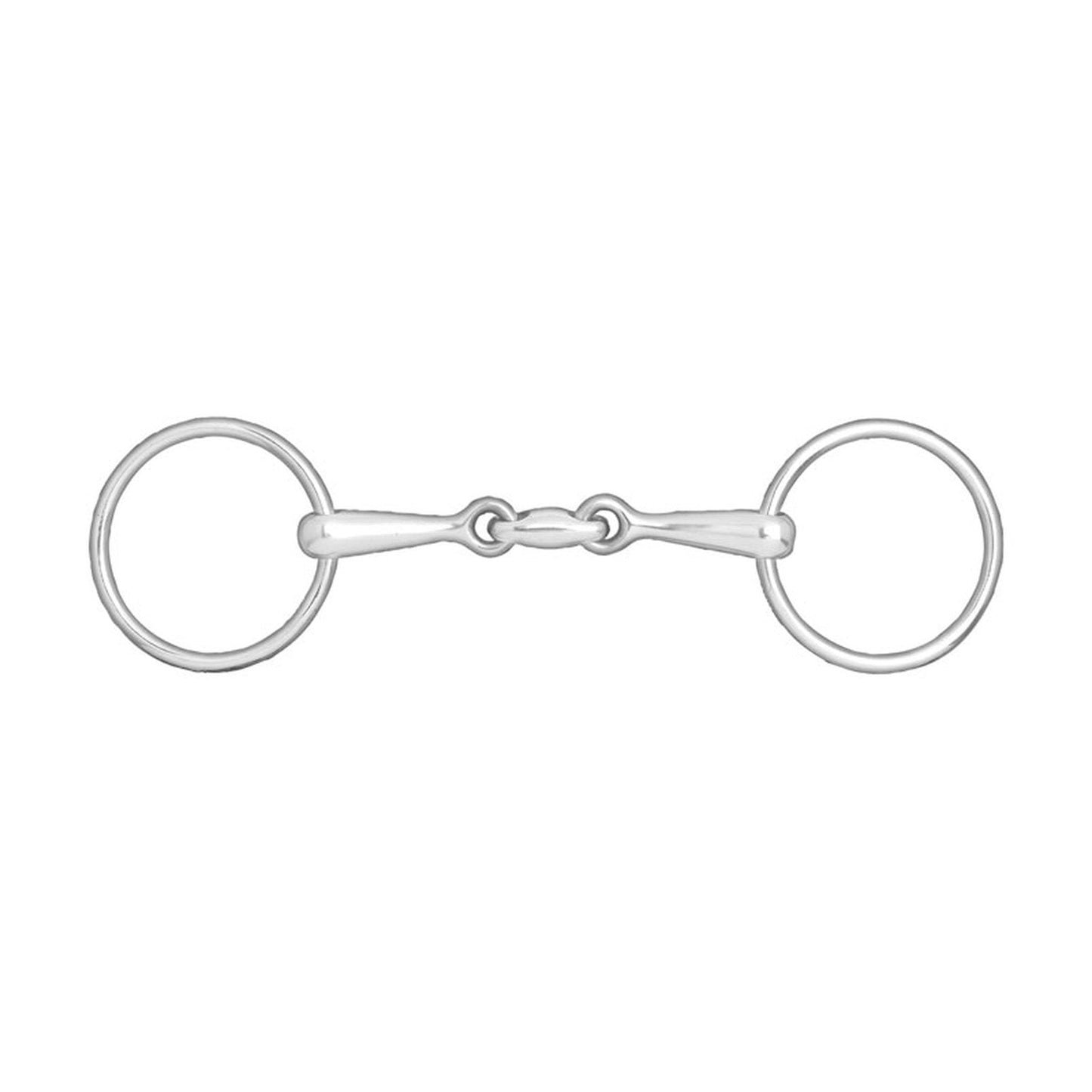 Horze Double Jointed Loose Ring Snaffle Bit - Pet And Farm