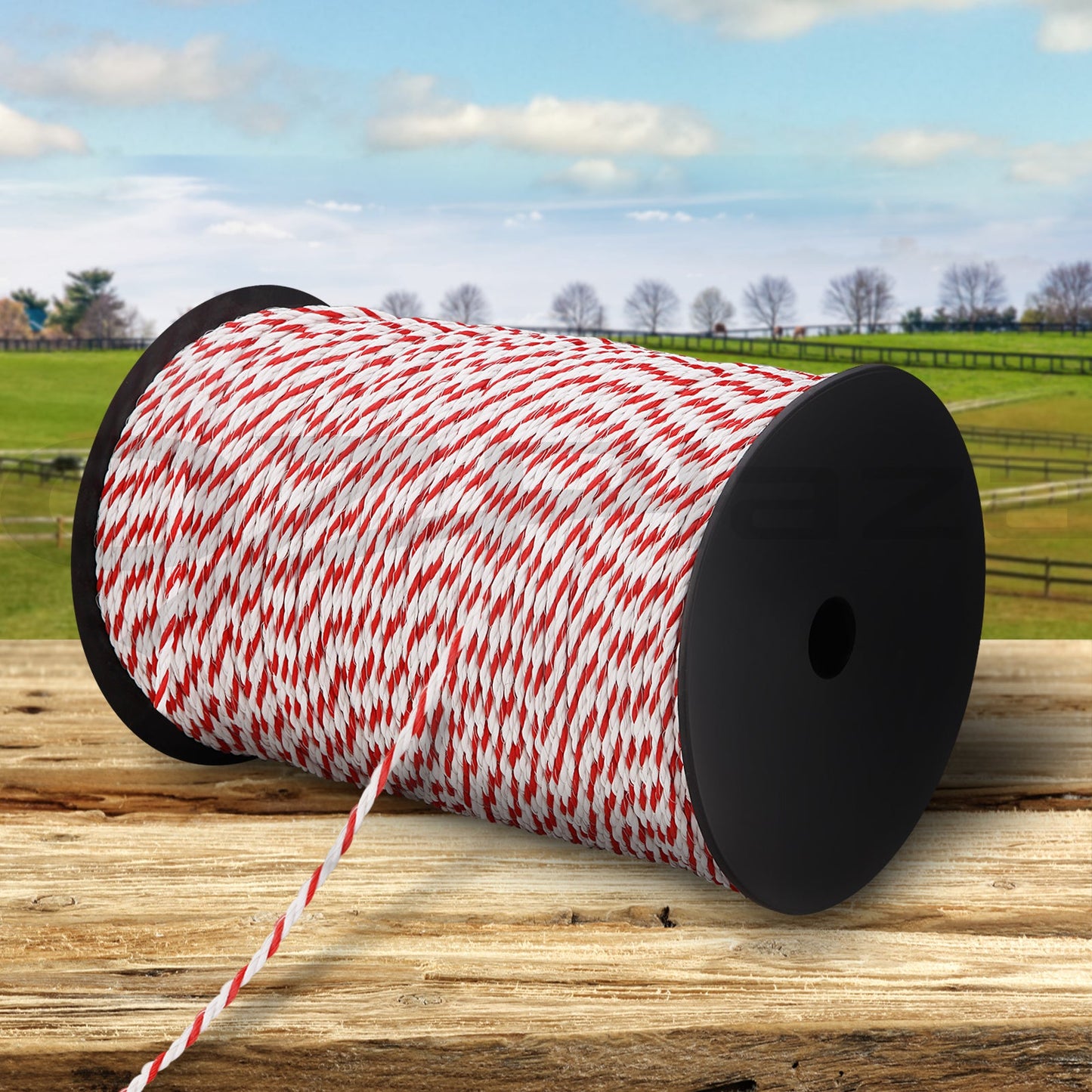 Giantz 500m Stainless Steel Polywire Poly Tape Electric Fence - Pet And Farm