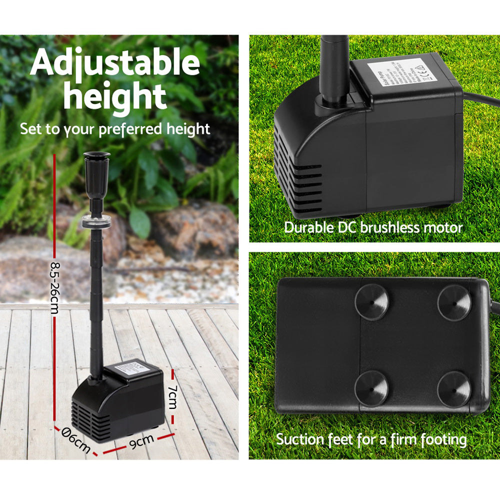 Gardeon Solar Powered Water Pond Pump 60W - Pet And Farm
