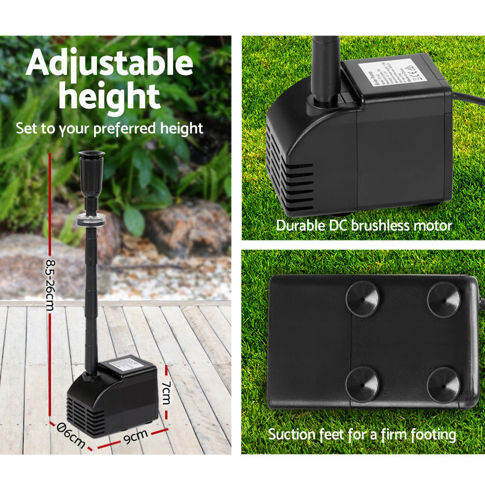 Gardeon Solar Powered Water Pond Pump 60W - Pet And Farm