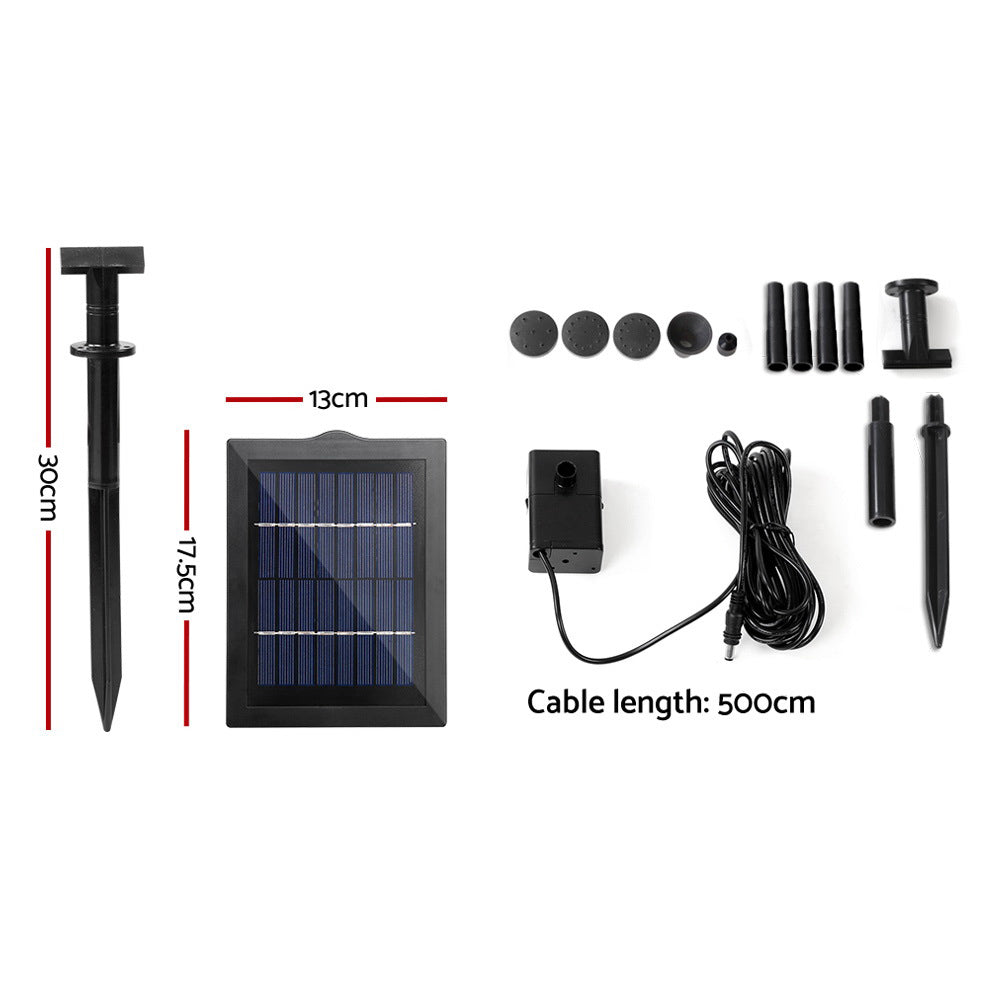 Gardeon 8W Solar Powered Water Pond Pump Outdoor Submersible Fountains - Pet And Farm