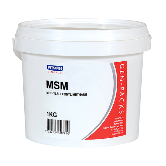 Vetsense MSM (MethylSulfonyl Methane) 1kg