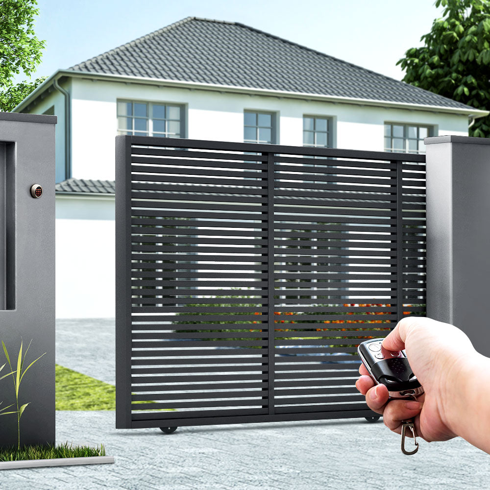 LockMaster Electric Sliding Gate Opener 1800KG With Keypad Remote 6M Rail - Pet And Farm