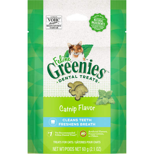 Greenies Feline Dental Treats Catnip 60g - Pet And Farm