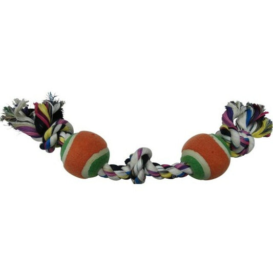 Happy Hound Tennis Ball Rope Bone - Pet And Farm