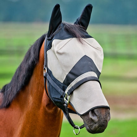 Horze Fly Hood With Nose - Pet And Farm