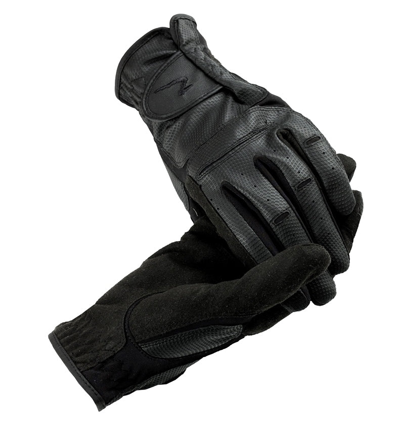 Horze Synthetic Leather Riding Gloves - Pet And Farm