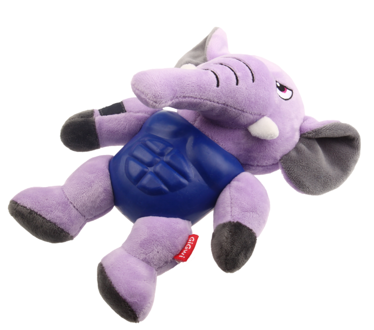 Gigwi I’m Hero Armour Elephant Plush Squeak - Pet And Farm