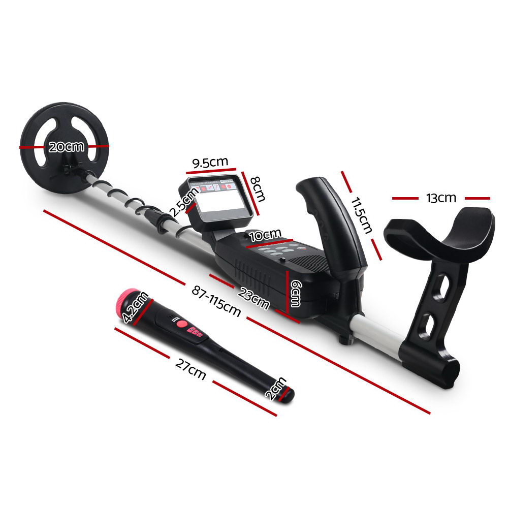 Metal Detector Pinpointer 180MM Deep Sensitive Searching Treasure Gold Hunt - Pet And Farm