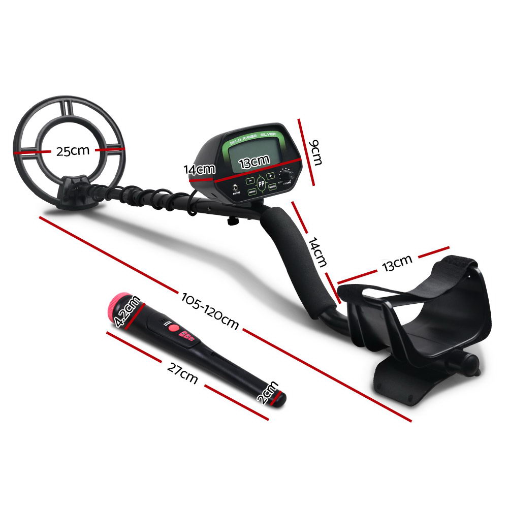 Metal Detector Pinpointer Deep Sensitive Searching Treasure Gold Hunt Digger 220MM - Pet And Farm