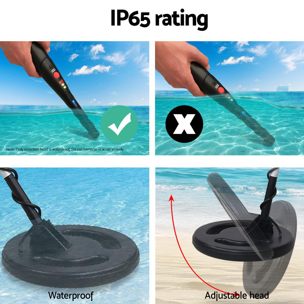Metal Detector Pinpointer Deep Sensitive Searching Treasure Gold Hunt Digger 220MM - Pet And Farm