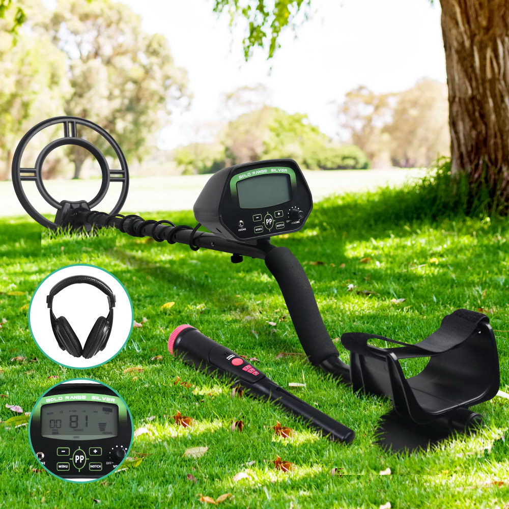 Metal Detector Pinpointer Deep Sensitive Searching Treasure Gold Hunt Digger 220MM - Pet And Farm
