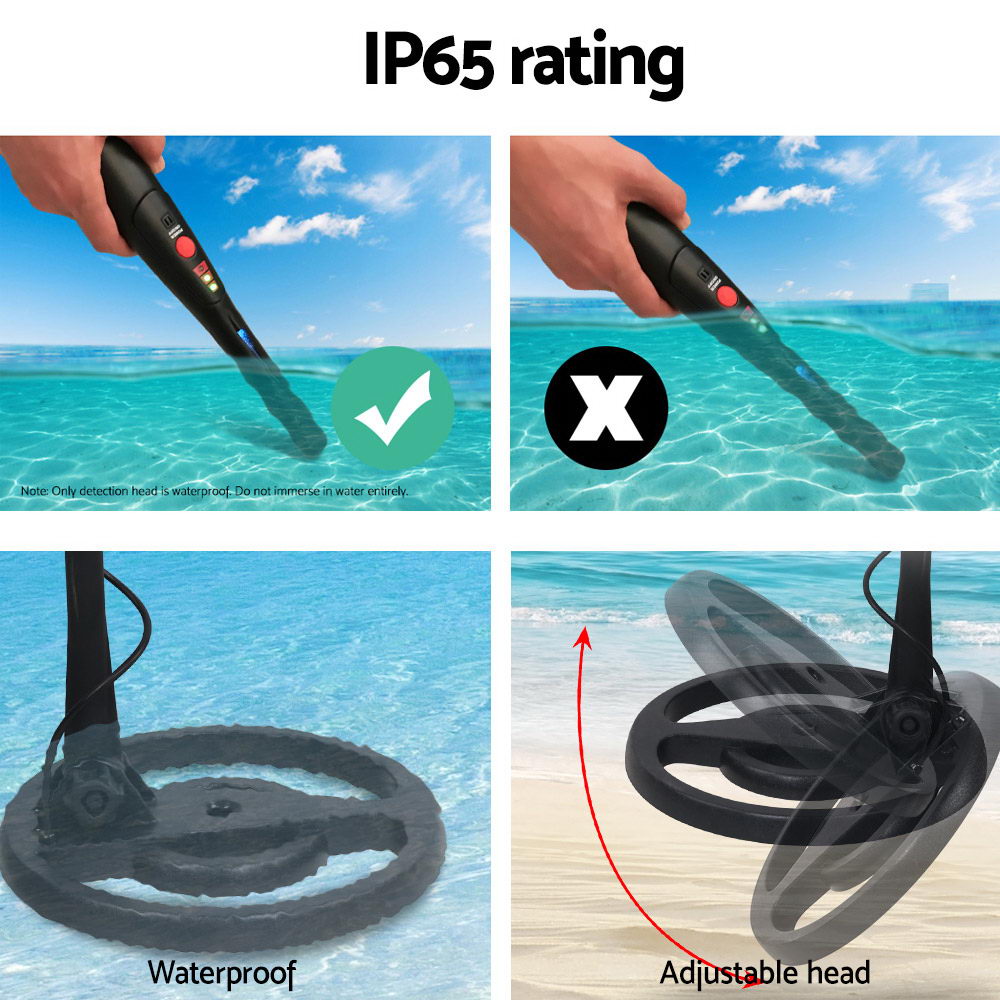Metal Detector Pinpointer Deep Sensitive Searching Treasure Gold Hunt Digger 160MM - Pet And Farm
