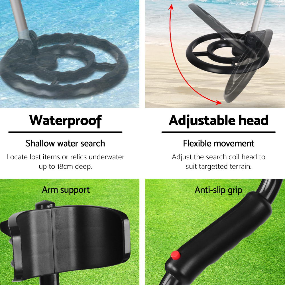 Metal Detector Pinpointer Deep Sensitive Searching Gold Digger Hunter Digger 180MM - Pet And Farm