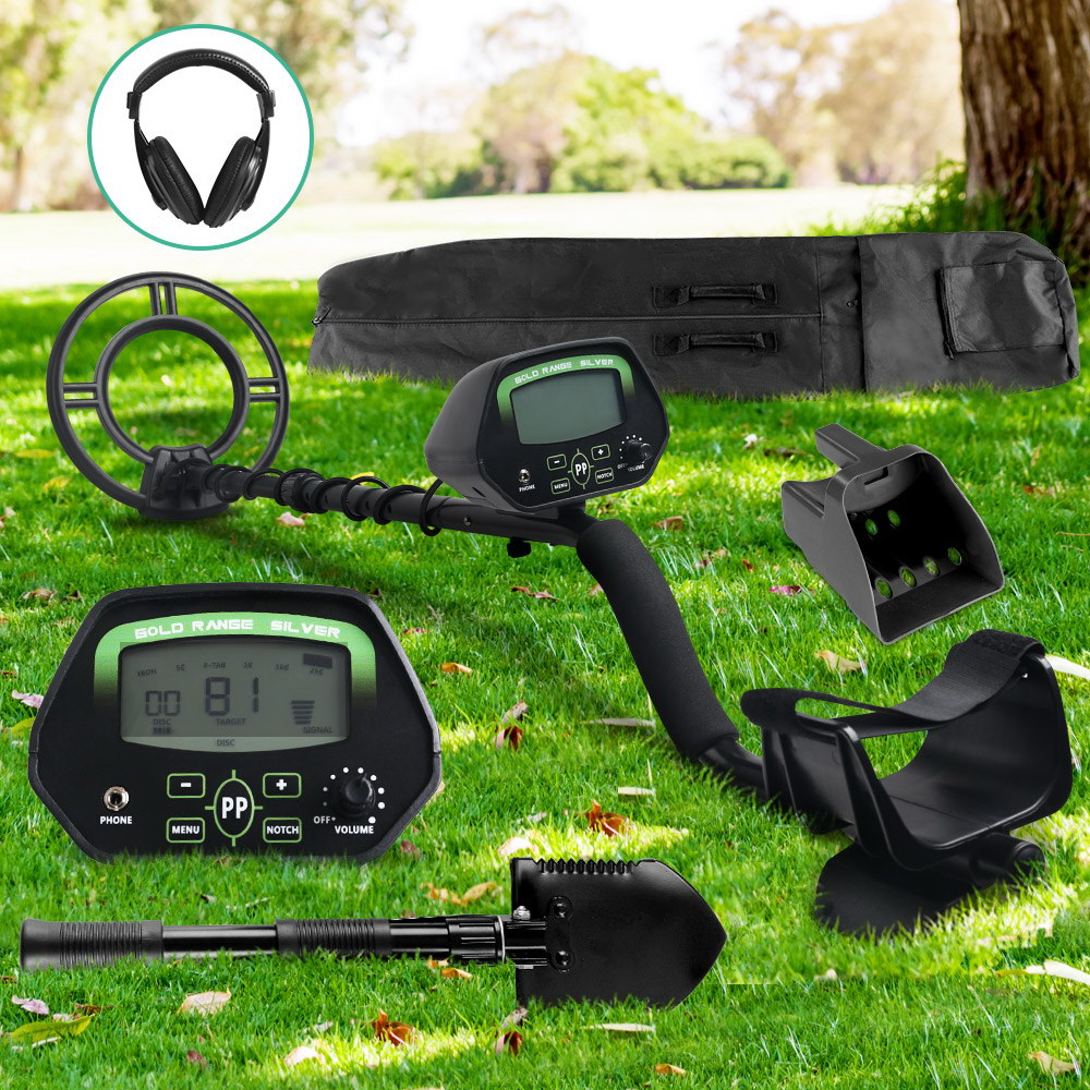 Deep Sensitive Metal Detector Searching Gold Digger Treasure Hunter LCD Shovel Sand Scoop - Pet And Farm