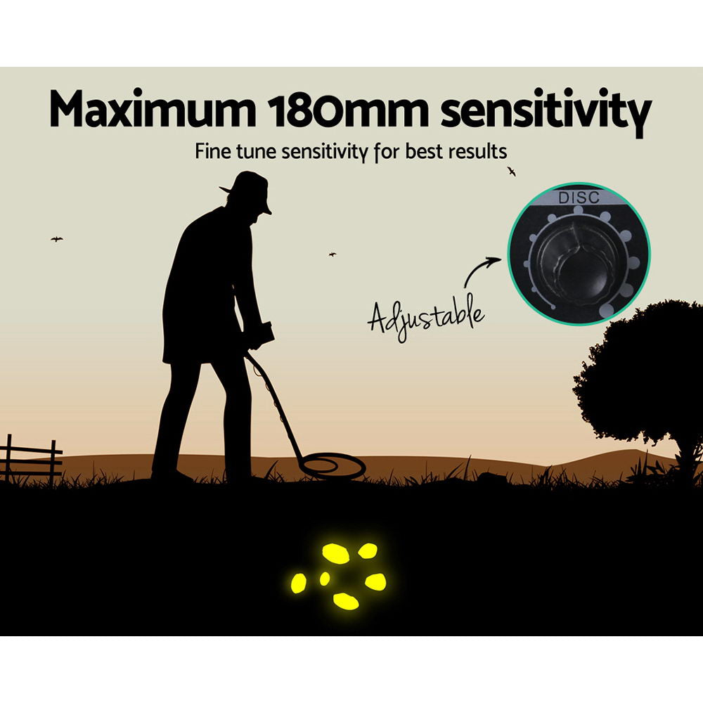 Deep Metal Detector - Black - Pet And Farm