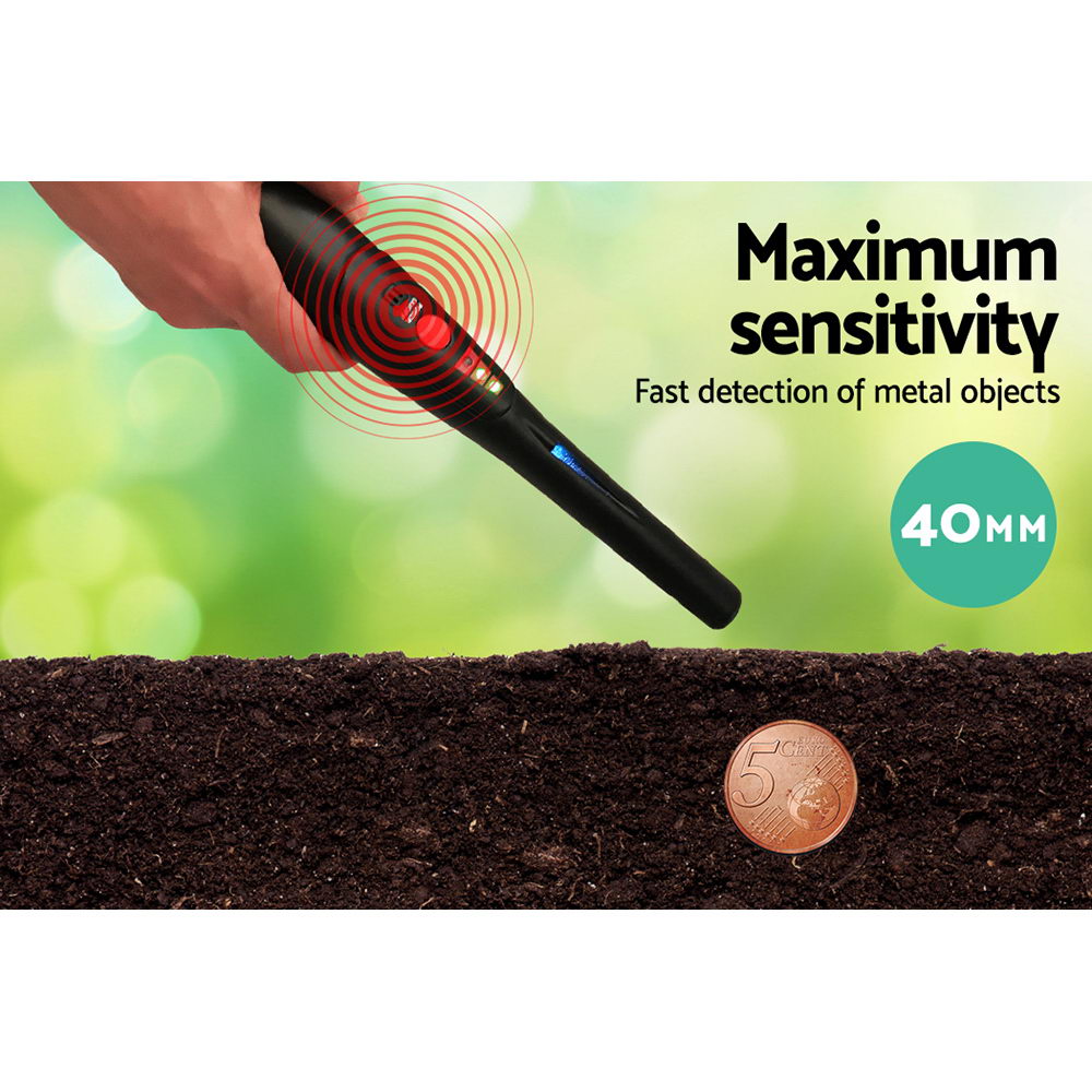 Pinpointer Metal Detector - Black - Pet And Farm