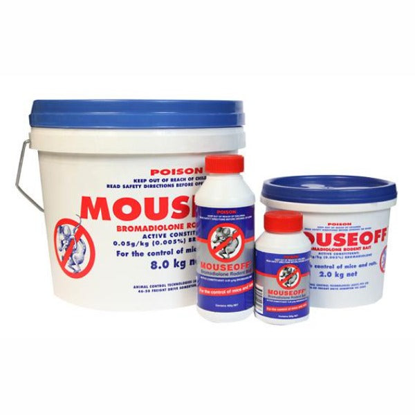 MOUSEOFF® Bromadiolone Rodent Grain Bait - Pet And Farm