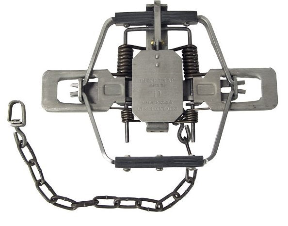 Duke #4 Rubber Jaw Coil Spring Trap Dog Fox Trap - Pet And Farm