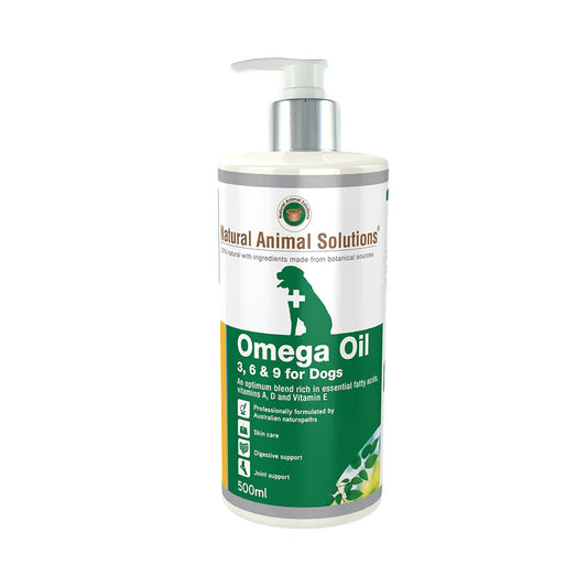 Natural Animal Solutions Omega Oil 3, 6 & 9 for Dogs 500ml - Pet And Farm