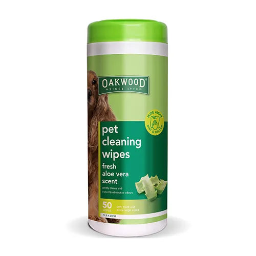 Oakwood Pet Cleaning Wipes 50 Pack - Pet And Farm