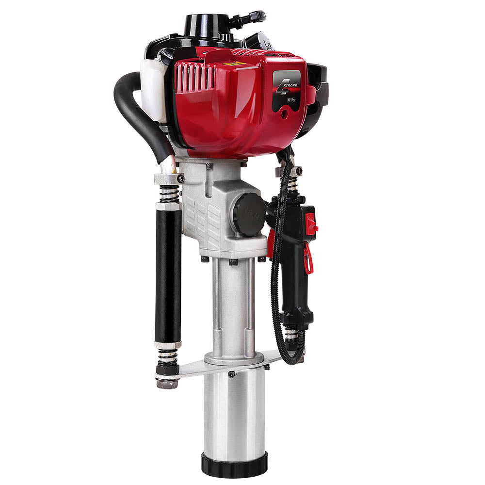 GIANTZ 4 Stroke Petrol Post Driver Power Pile Hole Drive Picket Rammer Fence - Pet And Farm