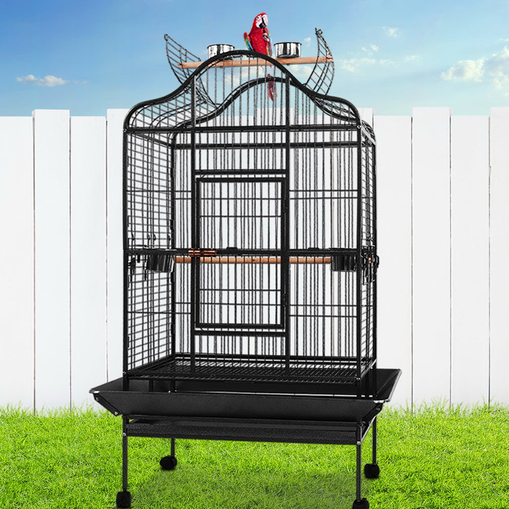 i.Pet Bird Cage Pet Cages Aviary 168CM Large Travel Stand Budgie Parrot Toys - Pet And Farm