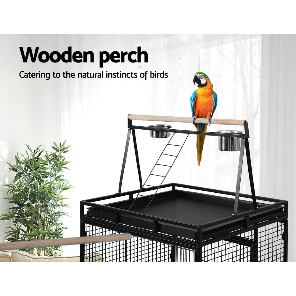 i.Pet Bird Cage Pet Cages Aviary 173CM Large Travel Stand Budgie Parrot Toys - Pet And Farm