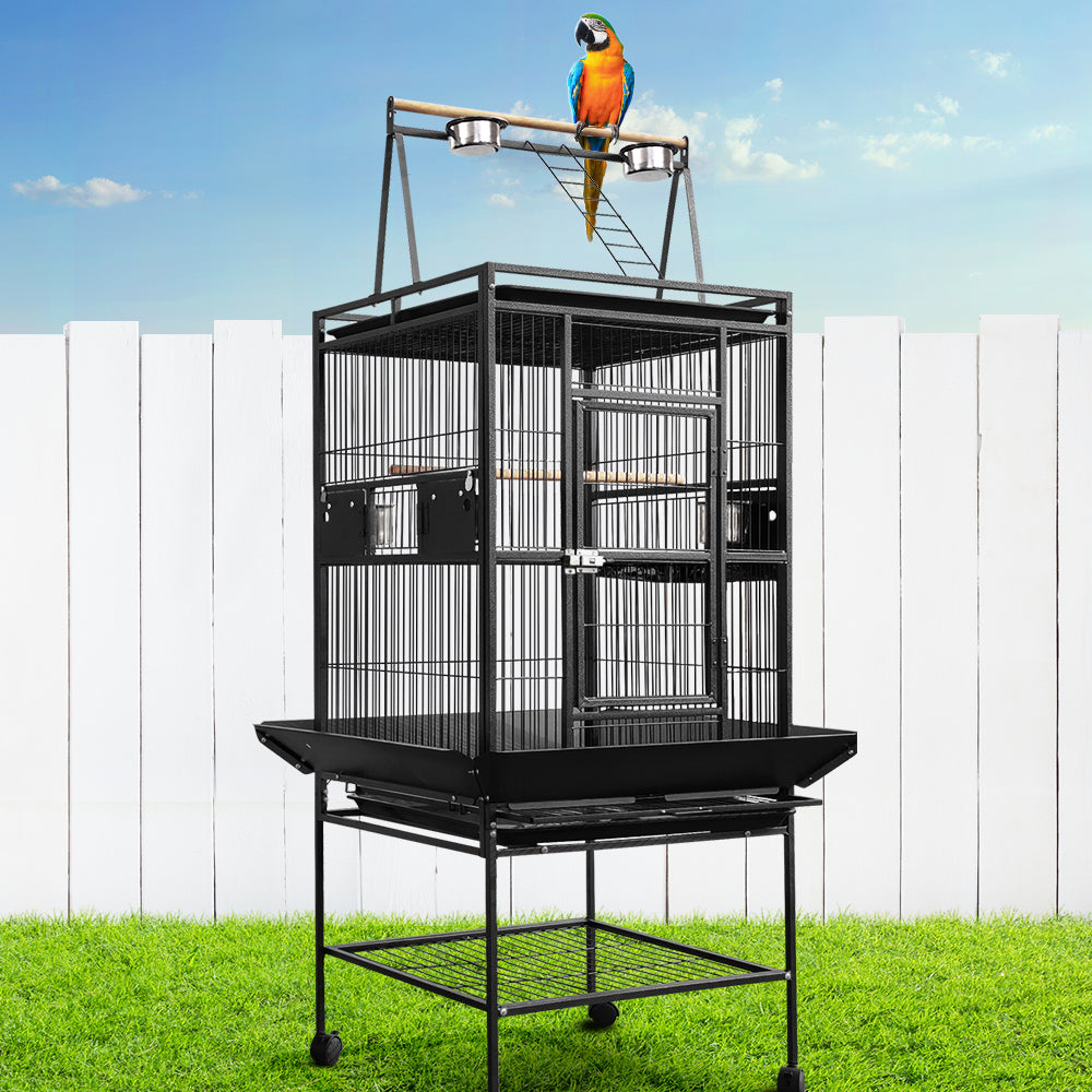 i.Pet Bird Cage Pet Cages Aviary 173CM Large Travel Stand Budgie Parrot Toys - Pet And Farm