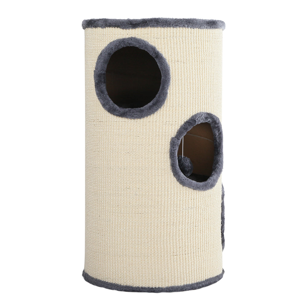 i.Pet Cat Tree 70cm Trees Scratching Post Scratcher Tower Condo House Furniture Wood - Pet And Farm