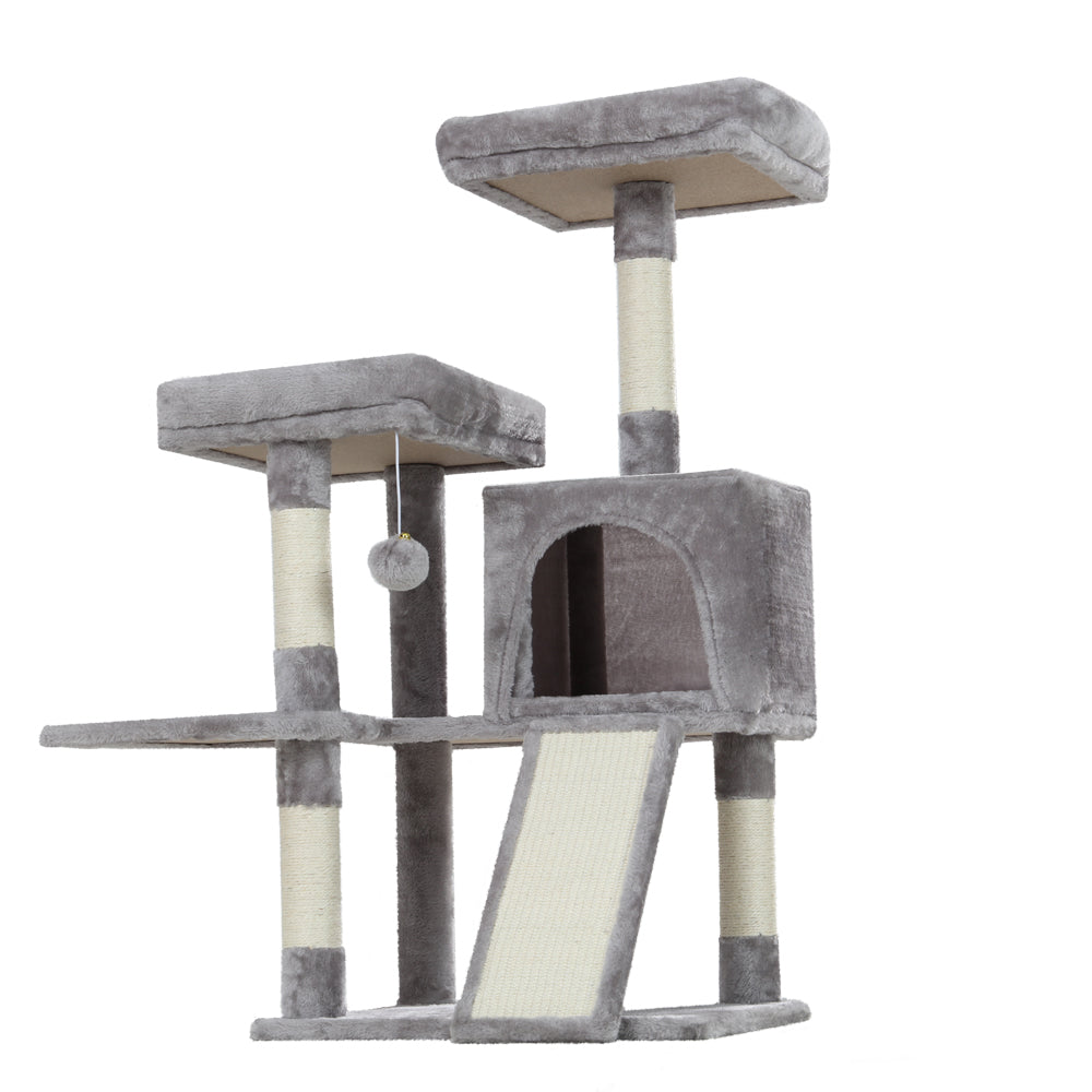 i.Pet Cat Tree Tower Scratching Post Scratcher Wood Condo House Bed Trees 103cm - Pet And Farm