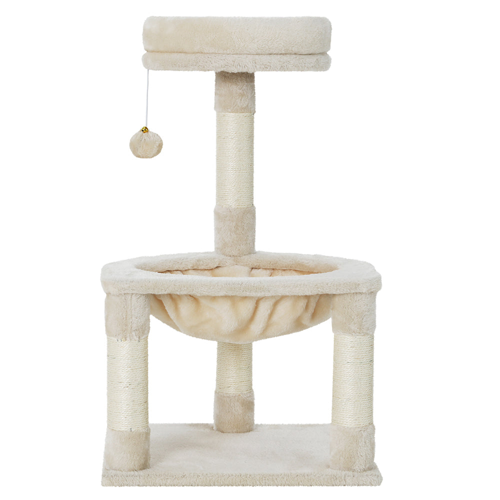 i.Pet Cat Tree Tower Scratching Post Scratcher Wood Condo Toys House Bed 69cm - Pet And Farm